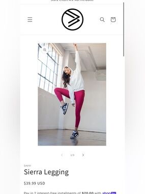 Savvi Sierra High-Rise Leggings in Berry Pink